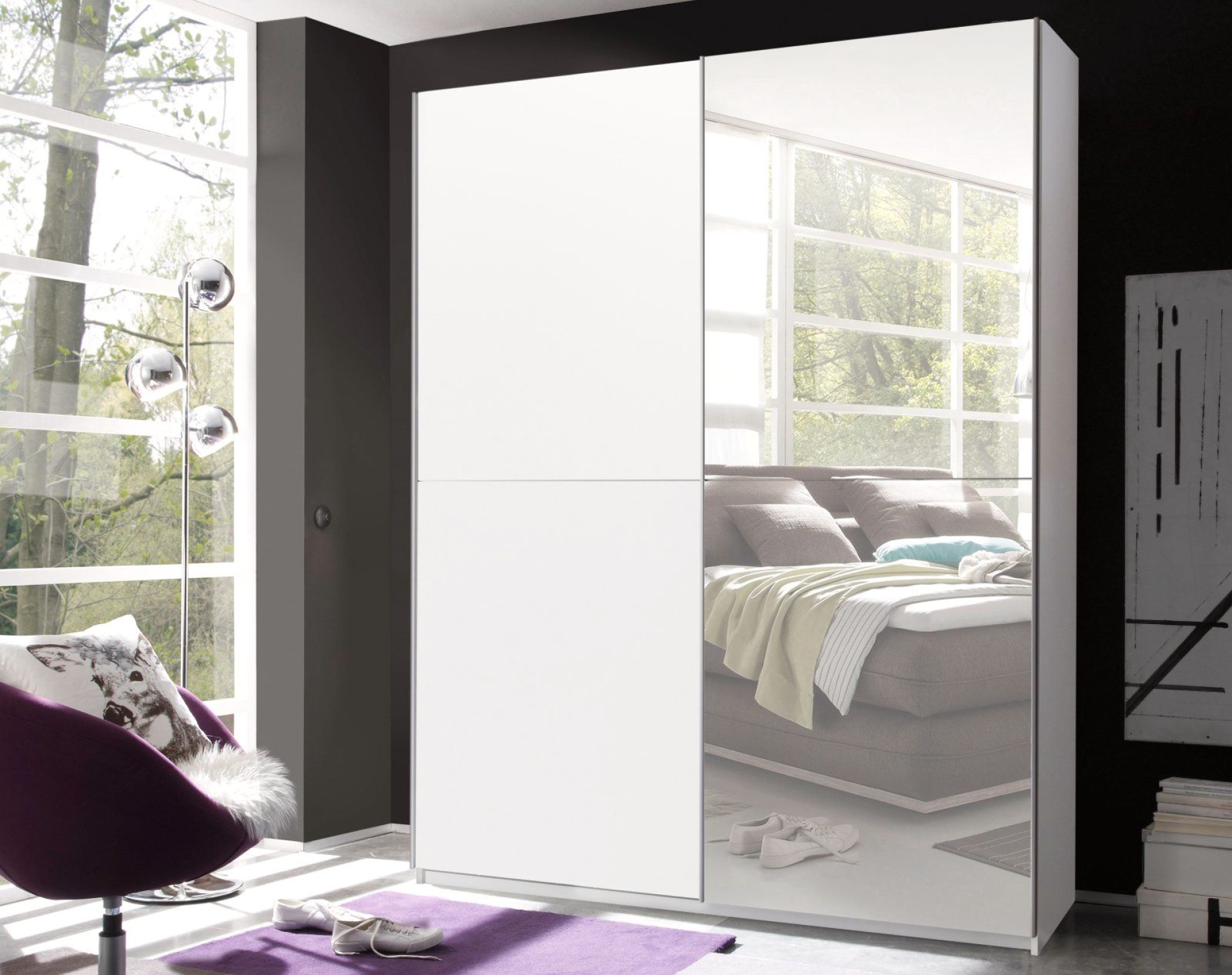 Kleiderschrank »Dublin« 170cm Spiegel
